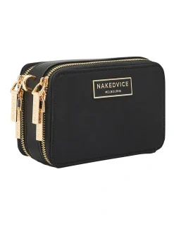 Nakedvice The Lexie Nylon Bag In Black/Gold -Mocha shop 851108950 3 3 720x928