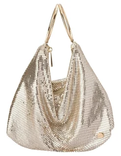 Olga Berg Shar Gold Crossbody Bag