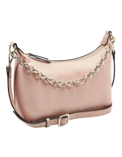 Nine West Ronnie Pink Zip Top Shoulder Bag 8 Nine West Ronnie Pink Zip Top Shoulder Bag -Mocha shop 860126140 3 720x928