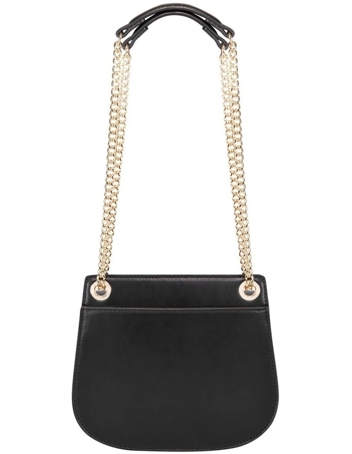 Nine West Torin Black Saddle Crossbody Bag 4 Nine West Torin Black Saddle Crossbody Bag - Image 2