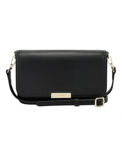 Nine West Lawson Black Zip Around Wallet