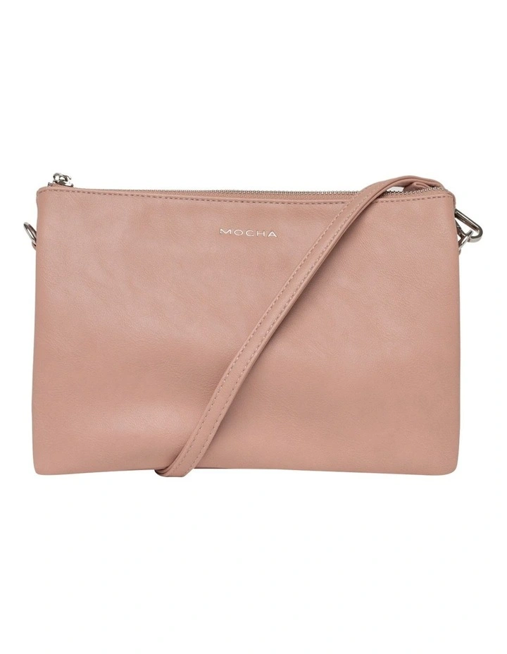 Mocha Triple Jessie Blush Crossbody Bag 3 Mocha Triple Jessie Blush Crossbody Bag