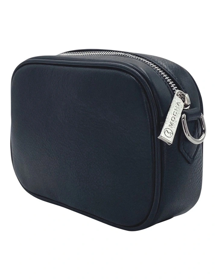 Mocha Petite Leather Crossbody Bag Black 4 Mocha Petite Leather Crossbody Bag Black - Image 2