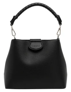 Mocha Amanda Black Mini Bucket Bag