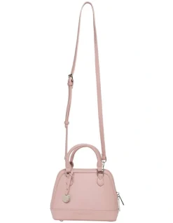 Mocha Camelia Blush Top Handle Crossbody Bag -Mocha shop 860777110 2 720x928