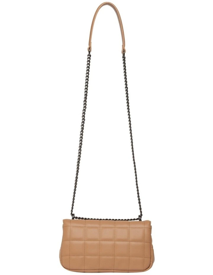 Mocha Vera Tan Quilted Crossbody Bag 5 Mocha Vera Tan Quilted Crossbody Bag - Image 3