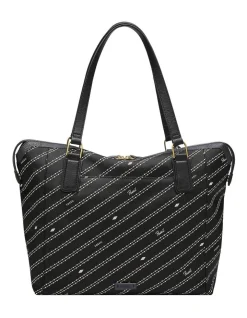 Fossil Jacqueline Black Tote Bag -Mocha shop 869078350 4 720x928