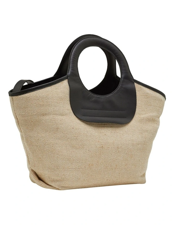 Oxford Emily Fabric & Leather Tote Bag 5 Oxford Emily Fabric & Leather Tote Bag - Image 3