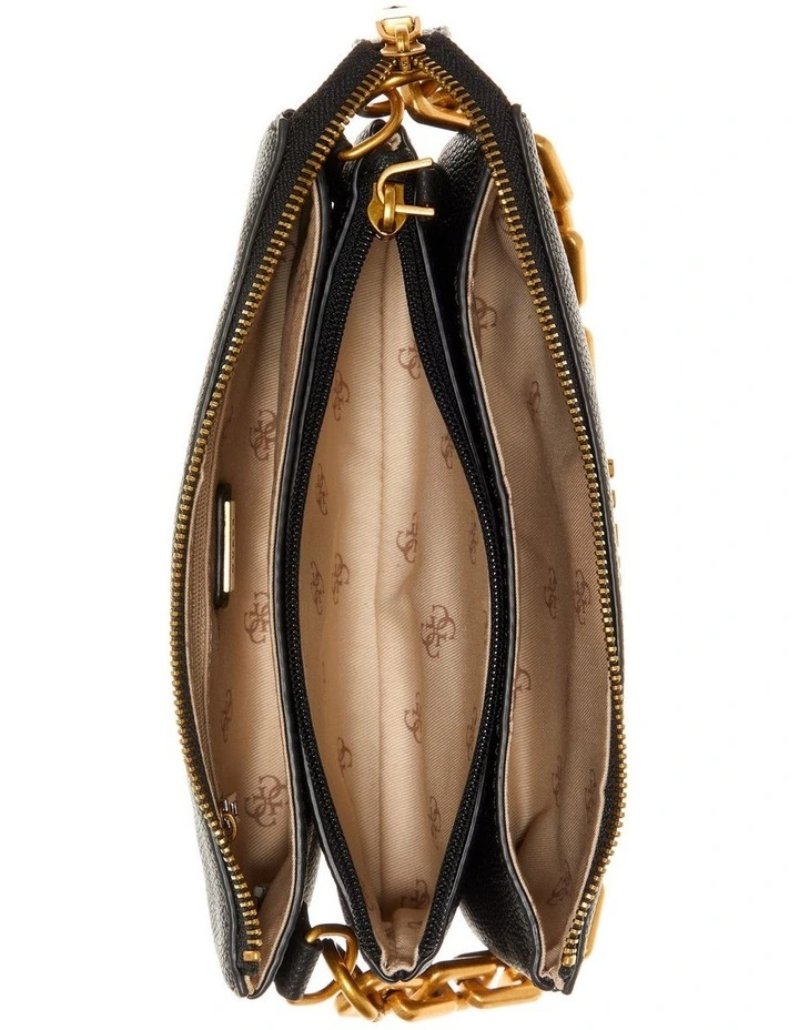 Guess Turin Black Zip Top Crossbody Bag 5 Guess Turin Black Zip Top Crossbody Bag - Image 3