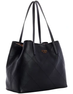 Guess Vikky Black Snap Closure Tote Bag 9 Guess Vikky Black Snap Closure Tote Bag -Mocha shop 879797260 4 720x928