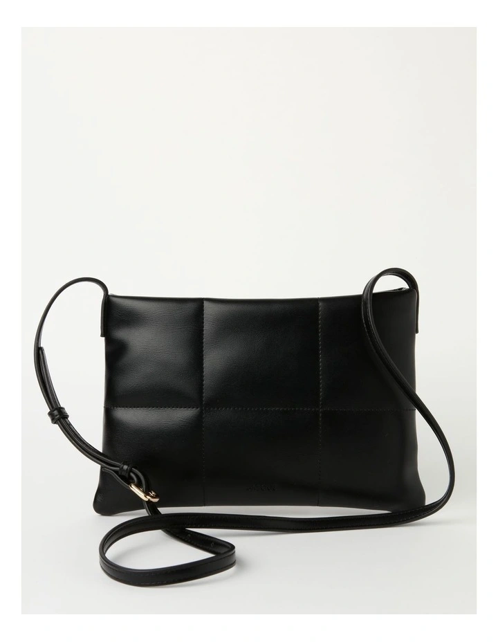 Basque Ava Zip Top Crossbody Bag In Black 3 Basque Ava Zip Top Crossbody Bag In Black