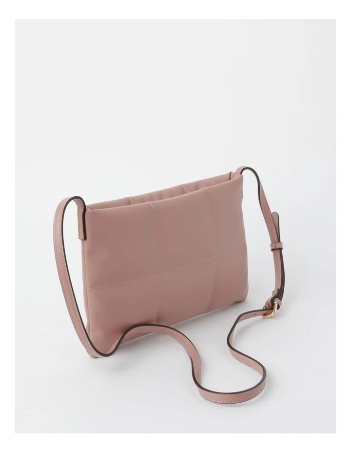 Basque Ava Zip Top Crossbody Bag In Pink 4 Basque Ava Zip Top Crossbody Bag In Pink - Image 2