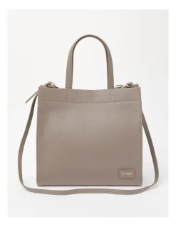 Marcs Mariah Snap Closure Tote Bag In Mushroom Brown
