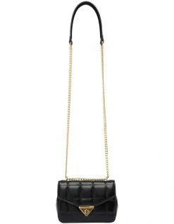 Mocha Mini Vera Black Quilted Crossbody Bag -Mocha shop 887463910 3 720x928