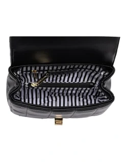 Mocha Mini Vera Black Quilted Crossbody Bag -Mocha shop 887463910 5 720x928