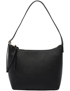 Mocha Becky Black Mini Hobo Bag