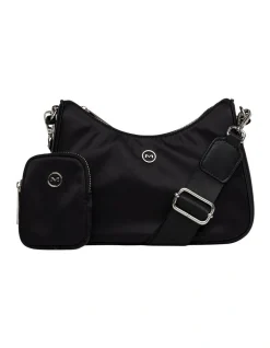Mocha Ebby Black Crossbody Bag
