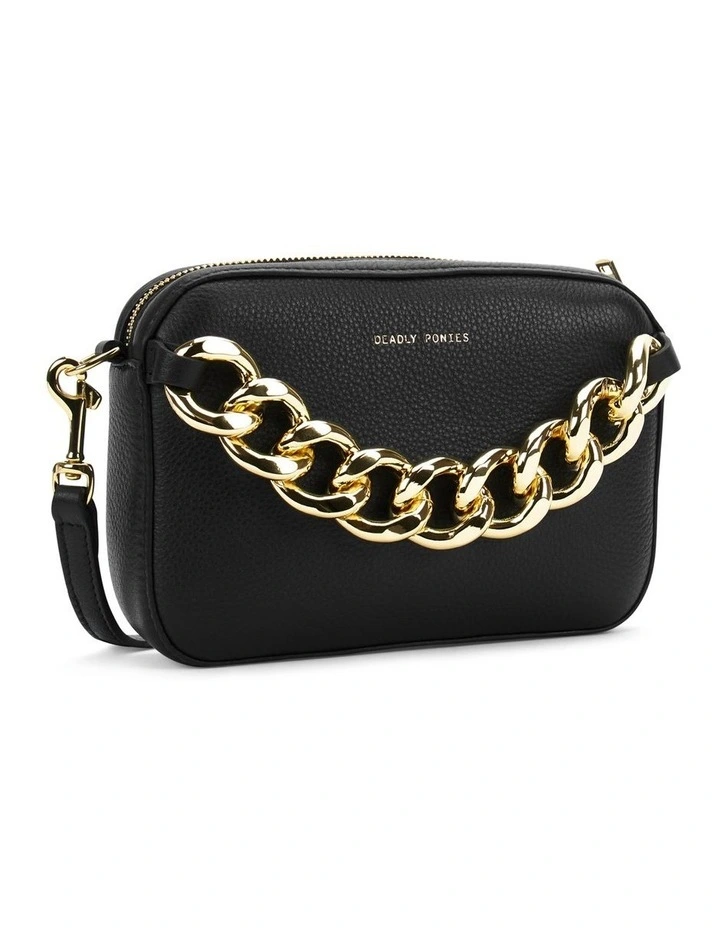 Deadly Ponies Mr Cub Mega Chain Crossbody Bag In Black 4 Deadly Ponies Mr Cub Mega Chain Crossbody Bag In Black - Image 2