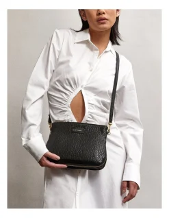 Deadly Ponies Mr Gator Crossbody Bag In Black -Mocha shop 891292870 4 720x928