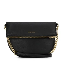 Deadly Ponies Mr Mini Leopard Crossbody Bag In Black