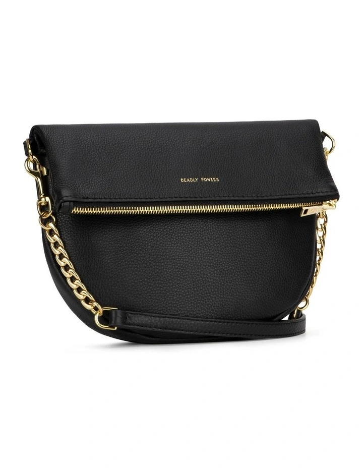 Deadly Ponies Mr Mini Leopard Crossbody Bag In Black 4 Deadly Ponies Mr Mini Leopard Crossbody Bag In Black - Image 2