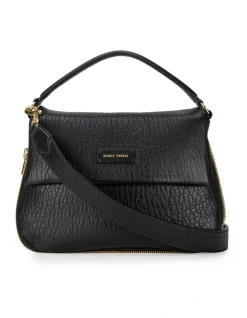 Deadly Ponies Mr Caiman Twist Shoulder Bag In Black