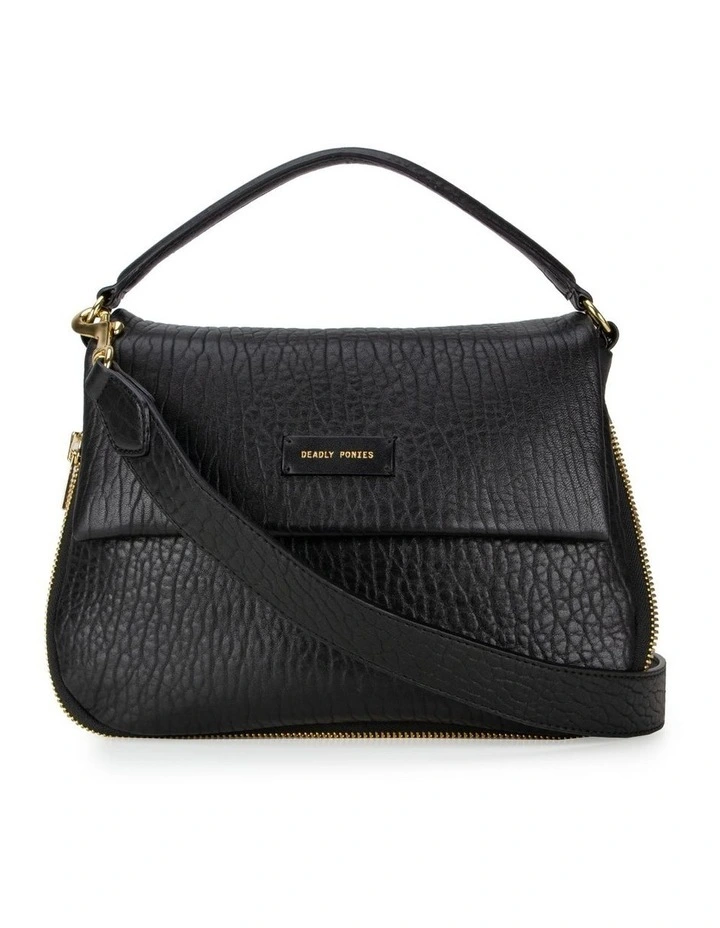Deadly Ponies Mr Caiman Twist Shoulder Bag In Black 3 Deadly Ponies Mr Caiman Twist Shoulder Bag In Black