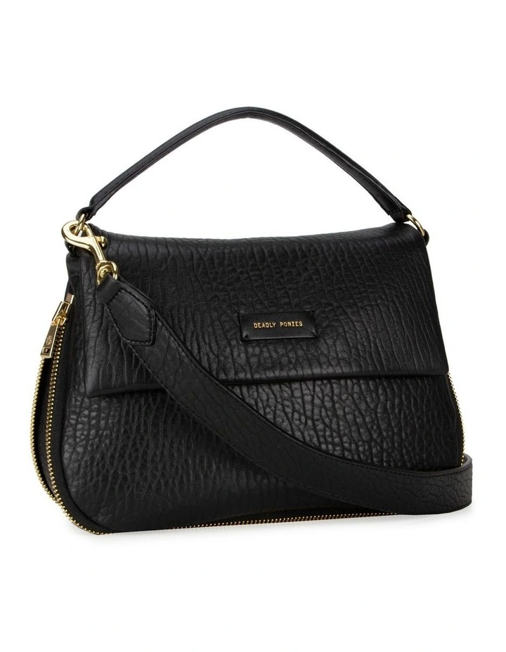 Deadly Ponies Mr Caiman Twist Shoulder Bag In Black 4 Deadly Ponies Mr Caiman Twist Shoulder Bag In Black - Image 2