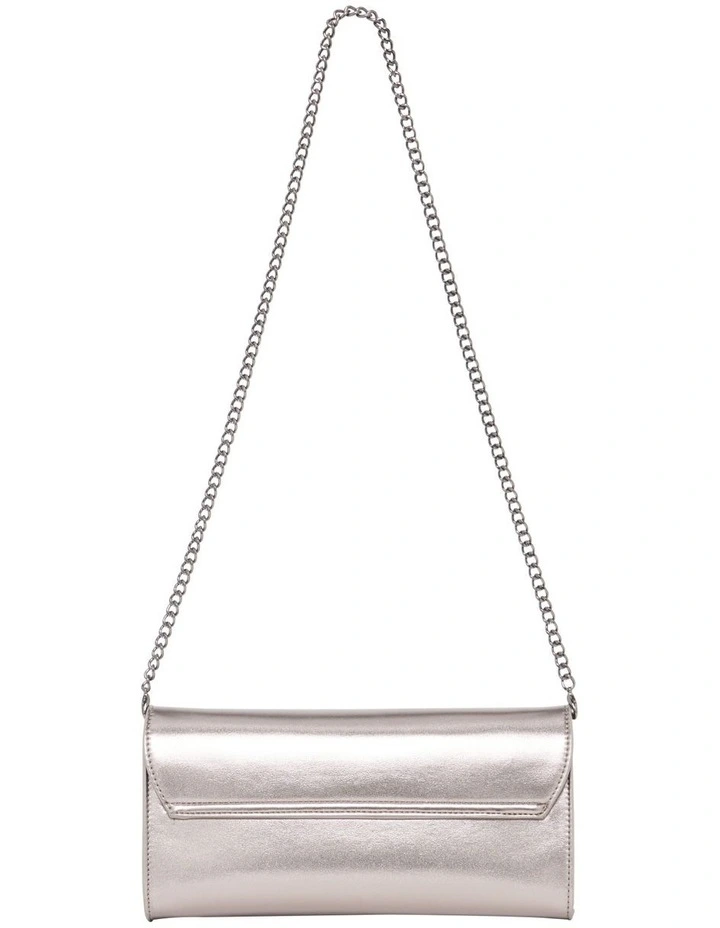 1978W Eva Silver Clutch 4 1978W Eva Silver Clutch - Image 2