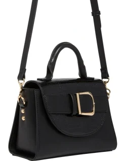 1978W Simone Top Handle Black Bag -Mocha shop 892719370 3 720x928