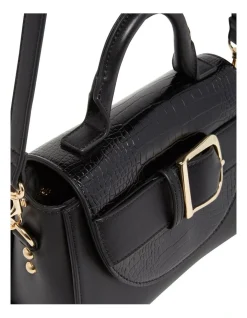 1978W Simone Top Handle Black Bag -Mocha shop 892719370 4 720x928