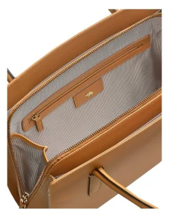 Radley Liverpool Street Medium Dark Butter Zip-Top Shoulder Bag -Mocha shop 893843740 3 720x928