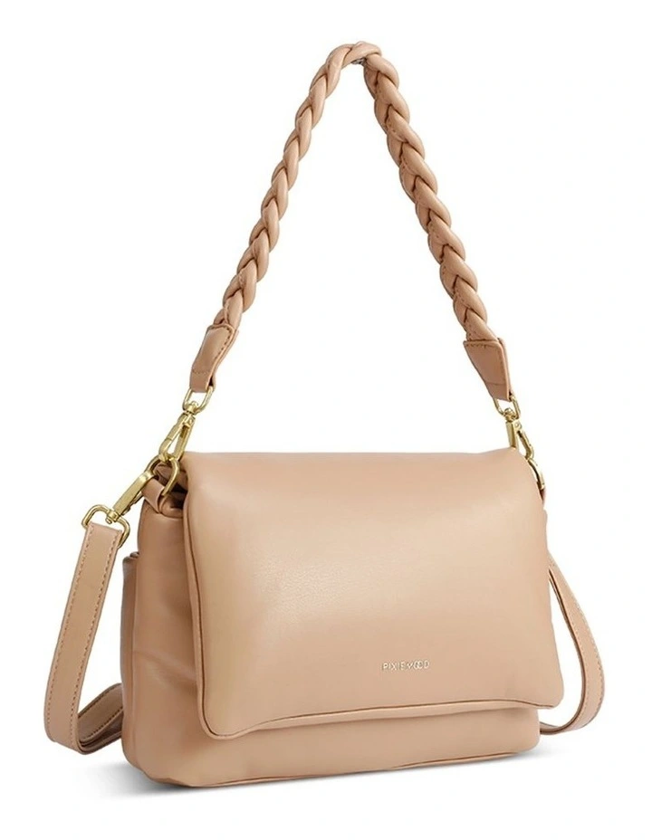 Pixie Mood Bubbly Sand Flapover Shoulder Bag 5 Pixie Mood Bubbly Sand Flapover Shoulder Bag - Image 3