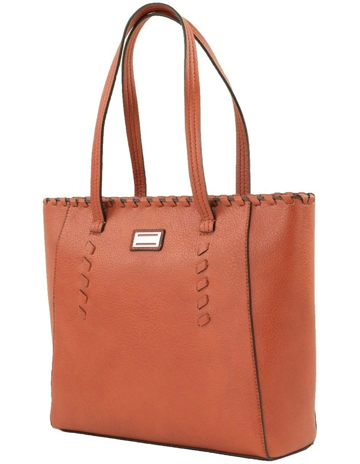 Cellini Sport Jodie Brick Orange Zip Top Tote Bag 4 Cellini Sport Jodie Brick Orange Zip Top Tote Bag - Image 2