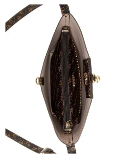 Guess Eco Brenton Brown Bucket Shoulder Bag -Mocha shop 897690070 4 720x928