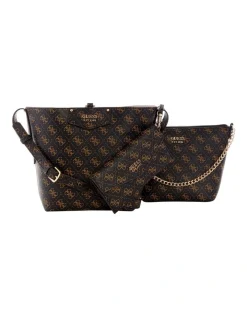 Guess Eco Brenton Brown Bucket Shoulder Bag -Mocha shop 897690070 5 720x928