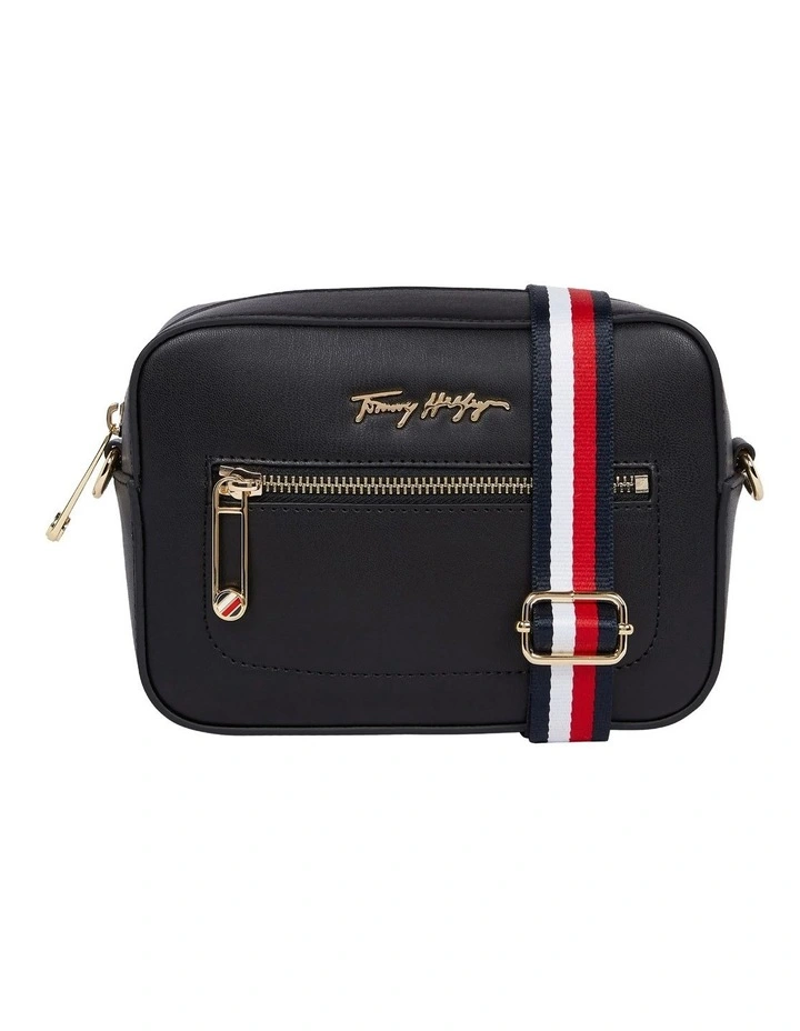 Tommy Hilfiger Iconic Tommy Camera Crossbody Bag In Black 3 Tommy Hilfiger Iconic Tommy Camera Crossbody Bag In Black