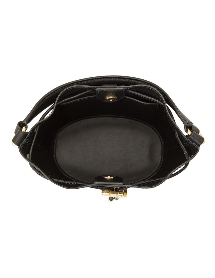 Lauren Ralph Lauren Andie 15 Black Bucket Shoulder Bag 6 Lauren Ralph Lauren Andie 15 Black Bucket Shoulder Bag - Image 4