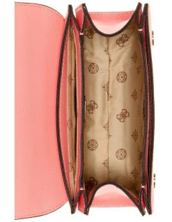 Guess Alexie Pink Flapover Crossbody Bag 8 Guess Alexie Pink Flapover Crossbody Bag -Mocha shop 898173370 3 720x928