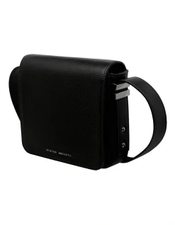 Status Anxiety Want To Believe Black Flapover Crossbody Bag -Mocha shop 898370740 5 720x928