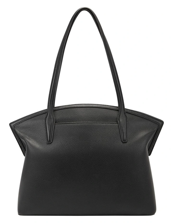 Nine West Nemi Black Zip Top Tote Bag 4 Nine West Nemi Black Zip Top Tote Bag - Image 2
