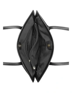 Nine West Nemi Black Zip Top Tote Bag 10 Nine West Nemi Black Zip Top Tote Bag -Mocha shop 899165080 4 720x928