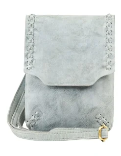 Prairie Flapover Denim Blue Phone Case Crossbody Bag