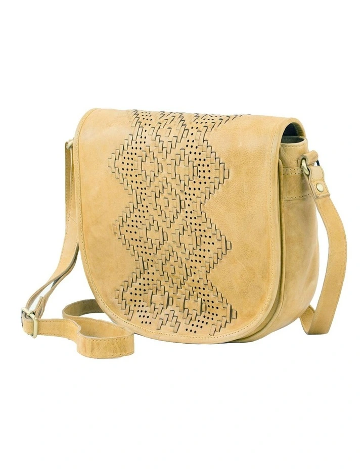Prairie Saddle Camel Leather Crossbody Bag 4 Prairie Saddle Camel Leather Crossbody Bag - Image 2