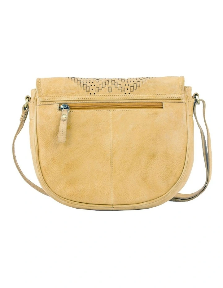 Prairie Saddle Camel Leather Crossbody Bag 5 Prairie Saddle Camel Leather Crossbody Bag - Image 3