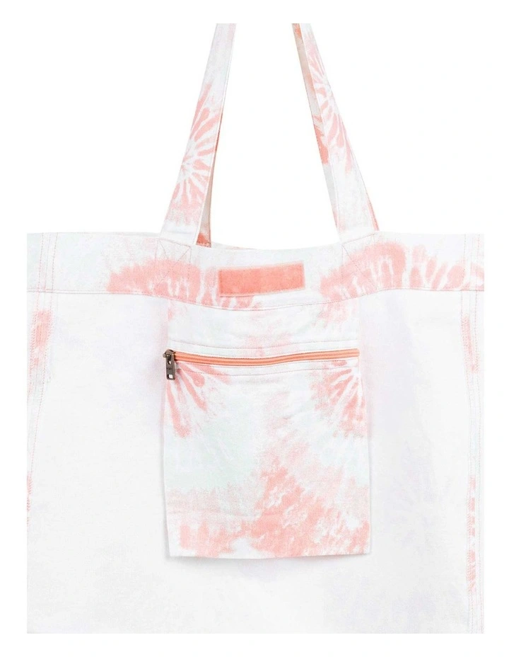Roxy Anti Bad Vibes Peach 24L Large Tote Bag 6 Roxy Anti Bad Vibes Peach 24L Large Tote Bag - Image 4
