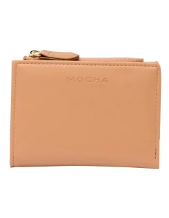 Mocha Small Classic Arya Tan Wallet