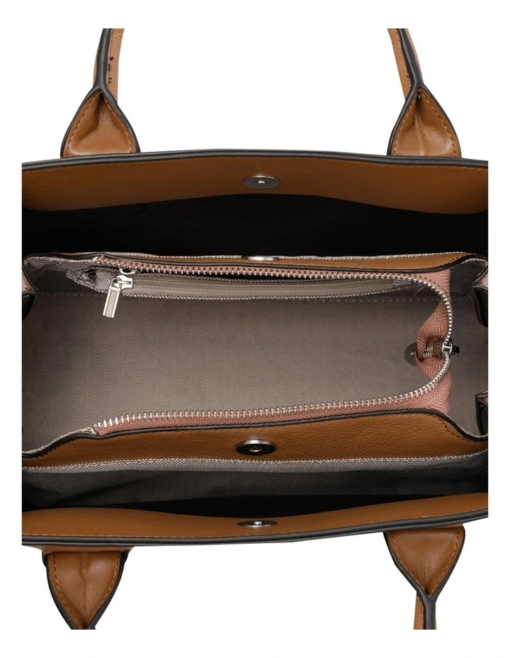 Mocha Harper Leather Tan Tote Bag 7 Mocha Harper Leather Tan Tote Bag - Image 5