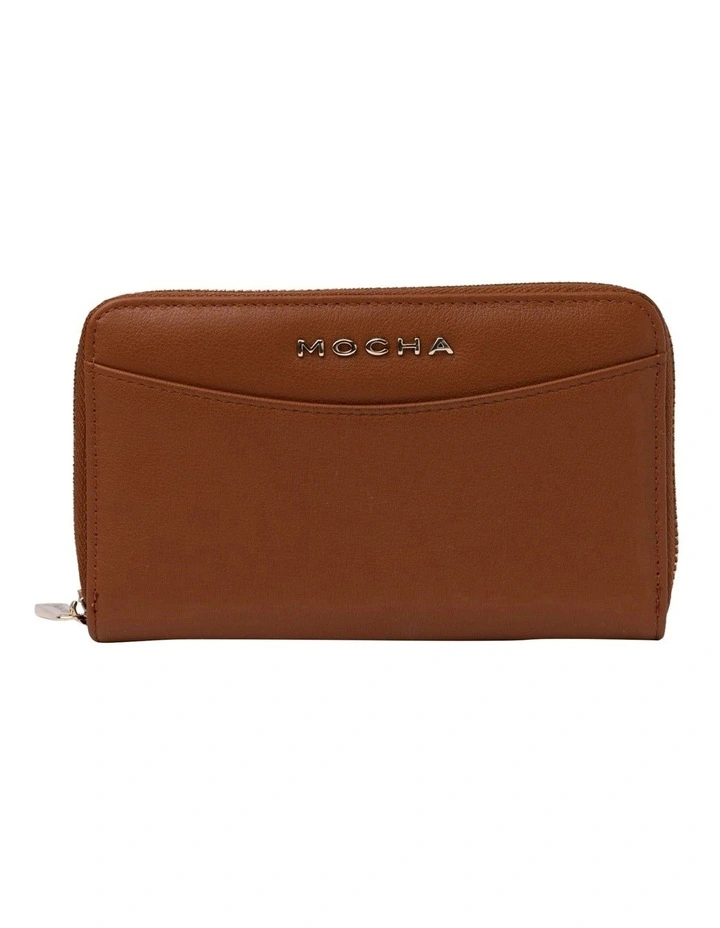 Mocha Petite Leather Wallet In Tan 3 Mocha Petite Leather Wallet In Tan