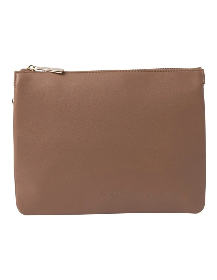 Mocha Two-Faced Jessie Crossbody Bag In Tan 6 Mocha Two-Faced Jessie Crossbody Bag In Tan - Image 4